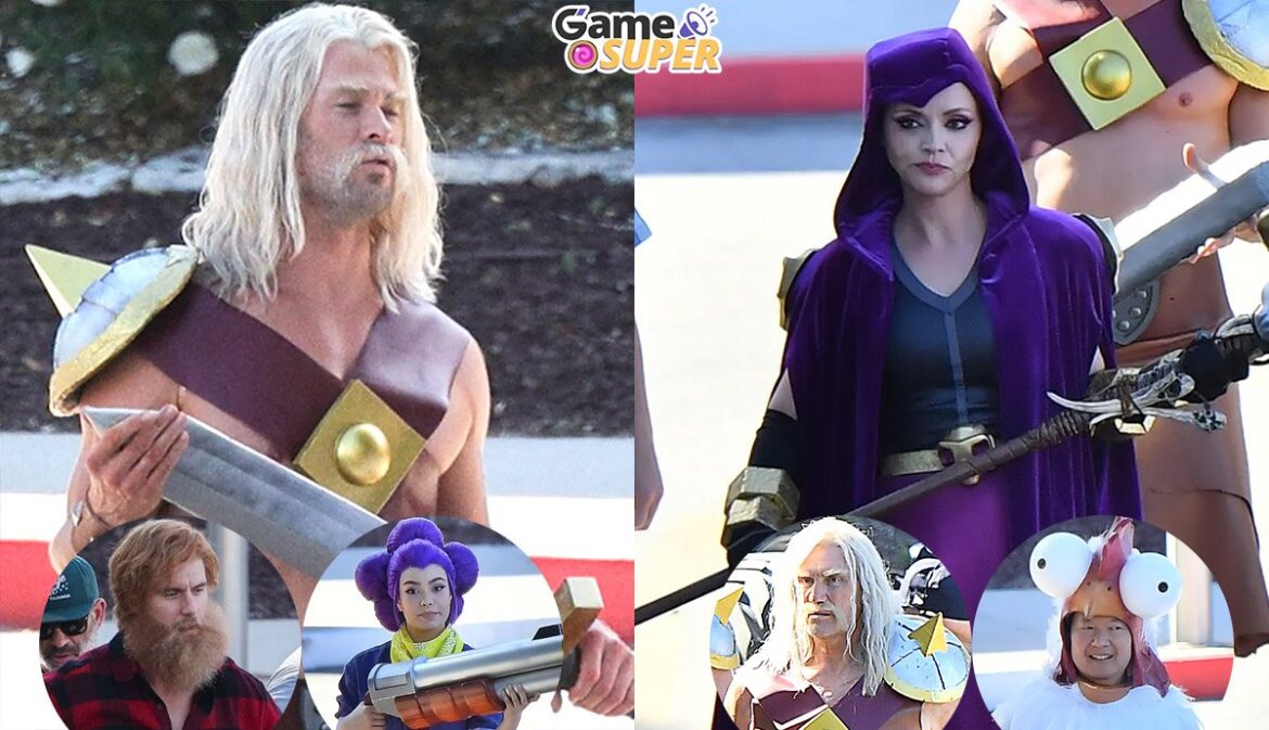 Preparativos para o Comercial Lendário de Squad Busters