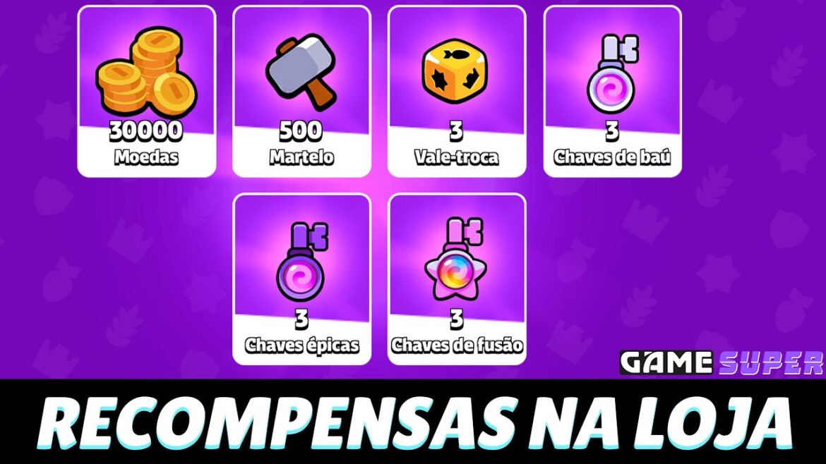 Recompensas Exclusivas no Squad Busters Pacote de Recompensas Grátis no Squad Busters com 30.000 de Ouro e Mais