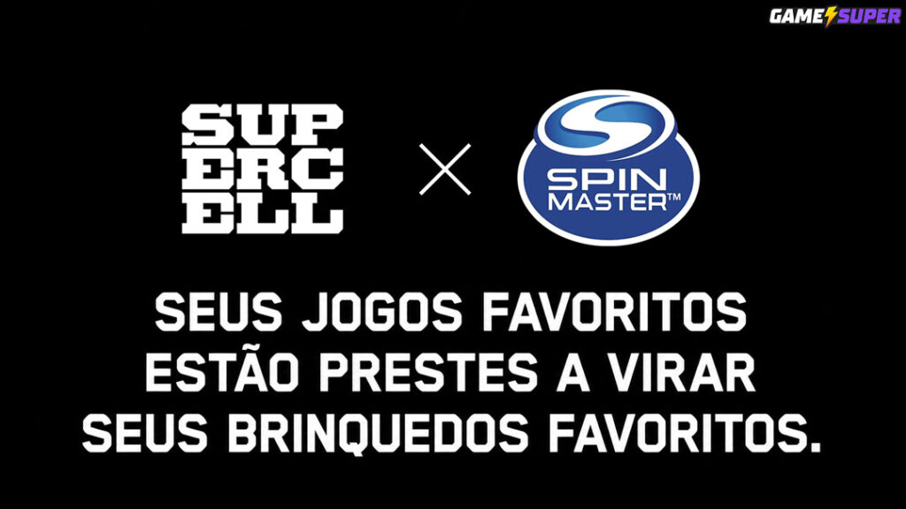 Brinquedos oficiais da Supercell com Spin Master